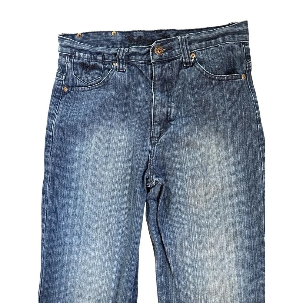 Avirex Youth Jeans Back Packet Decal Medium Wash Jeans Casual Size 16‎